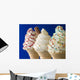Whipped Ice Cream Cones Wall Decal