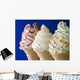 Whipped Ice Cream Cones Wall Decal