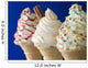Whipped Ice Cream Cones Wall Decal