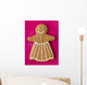 Gingerbread Woman Wall Decal