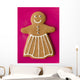Gingerbread Woman Wall Decal