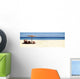 Deserted Beach Wall Decal