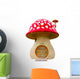 Redcap Mushroom House Wall Decal