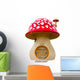 Redcap Mushroom House Wall Decal
