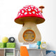 Redcap Mushroom House Wall Decal