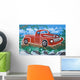 Old Car Graffiti Wall Decal