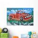 Old Car Graffiti Wall Decal
