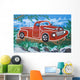 Old Car Graffiti Wall Decal