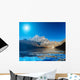 Beautiful Mountain Landscape Wall Decal