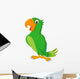 Cartoon Cute Parrot Wall Decal