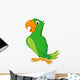 Cartoon Cute Parrot Wall Decal