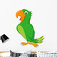 Cartoon Cute Parrot Wall Decal