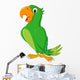Cartoon Cute Parrot Wall Decal