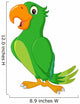 Cartoon Cute Parrot Wall Decal