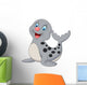 Cute Baby Seal Cartoon Wall Decal