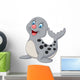 Cute Baby Seal Cartoon Wall Decal
