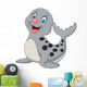 Cute Baby Seal Cartoon Wall Decal