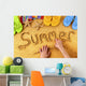 Summer Beach Writing Wall Decal