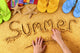 Summer Beach Writing Wall Decal