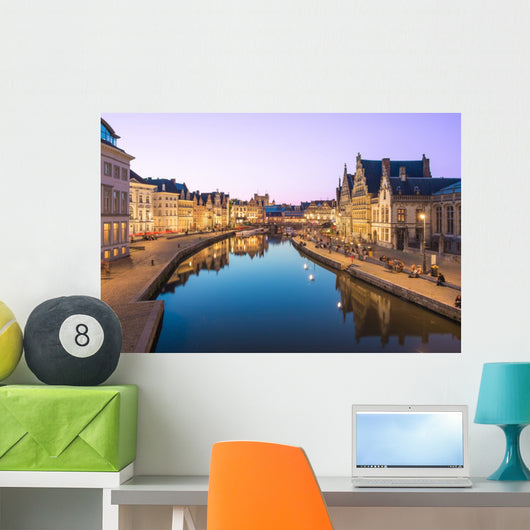 Ghent Medieval Town Belgium Wall Decal