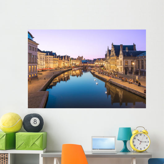 Ghent Medieval Town Belgium Wall Decal