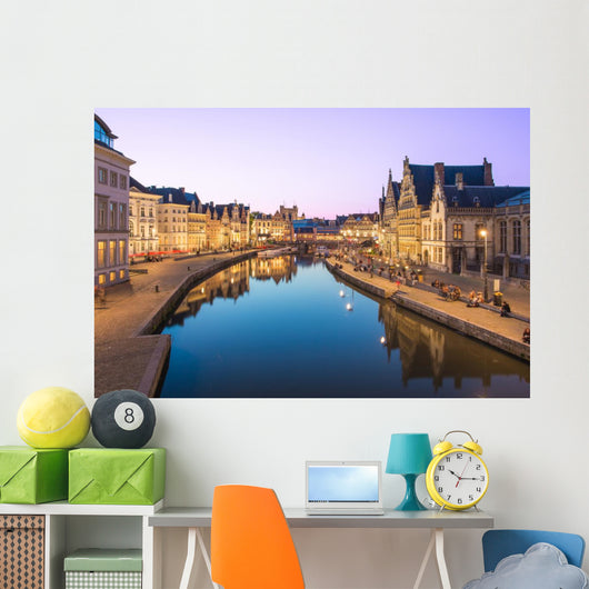 Ghent Medieval Town Belgium Wall Decal