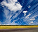 Road and Summer Landscape Wall Decal