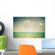 Ocean with Vintage Texture Wall Decal