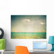 Ocean with Vintage Texture Wall Decal