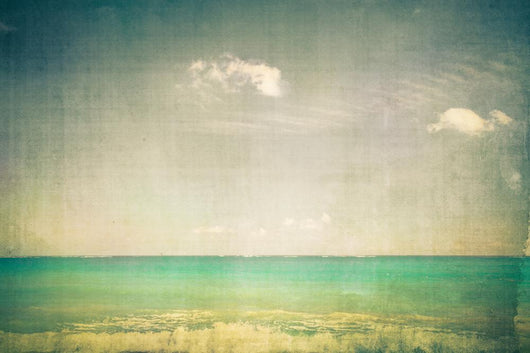 Ocean with Vintage Texture Wall Decal