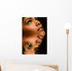 Brown Portrait Indian Woman Wall Decal