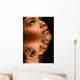 Brown Portrait Indian Woman Wall Decal
