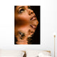 Brown Portrait Indian Woman Wall Decal