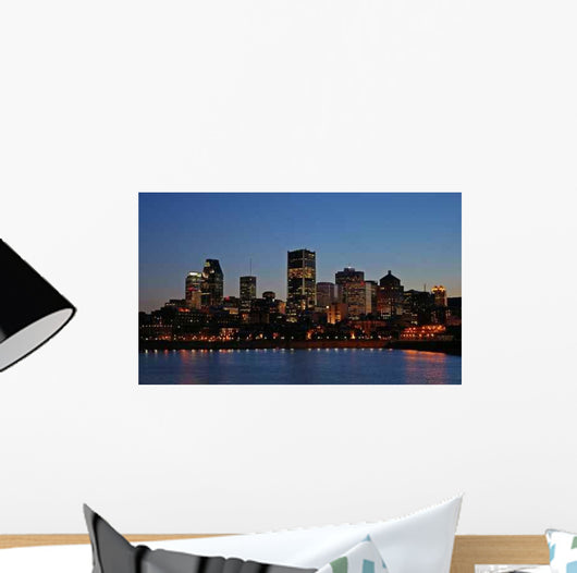 Montreal Night Wall Decal