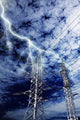Lightning Strike to Power Wall Decal