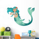 Sea Green Mermaid Wall Decal