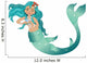 Sea Green Mermaid Wall Decal