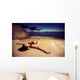 Woman Bikini Beach Sunset Wall Decal