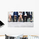 Stressful People Waiting for Wall Decal