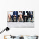 Stressful People Waiting for Wall Decal