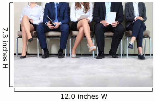 Stressful People Waiting for Wall Decal