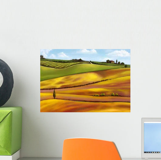 Tuscany Hills Wall Decal