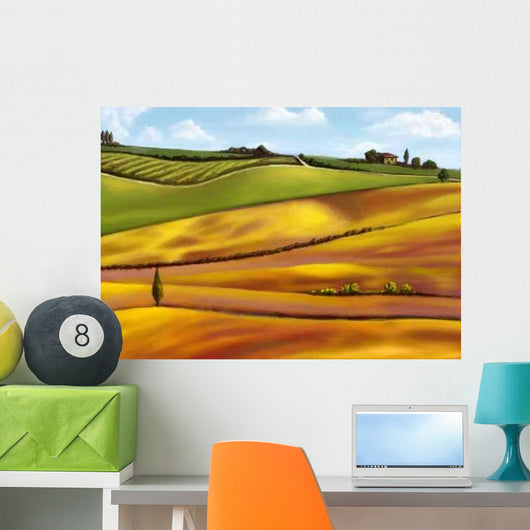 Tuscany Hills Wall Decal
