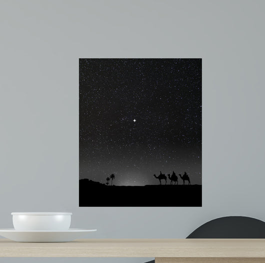 Nativity Scene with 3 Wall Decal