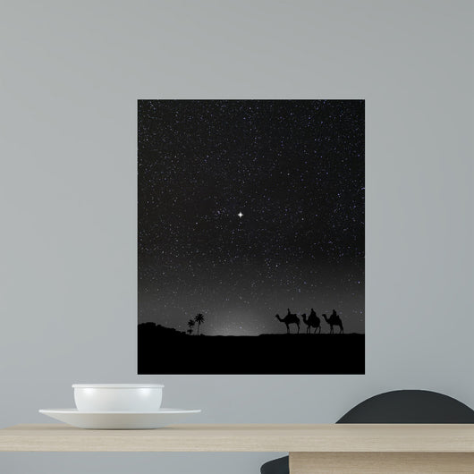 Nativity Scene with 3 Wall Decal