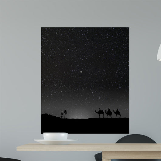 Nativity Scene with 3 Wall Decal