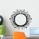 Decorative Floral Border Wall Decal