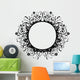 Decorative Floral Border Wall Decal
