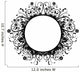 Decorative Floral Border Wall Decal