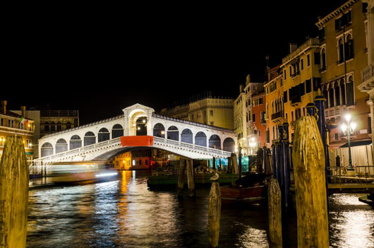 Ponte Rialto Night Venice Wall Decal